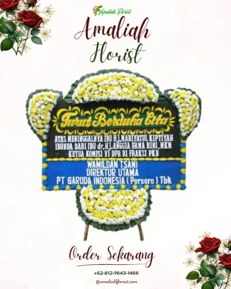 Papan Bunga Duka Sedau