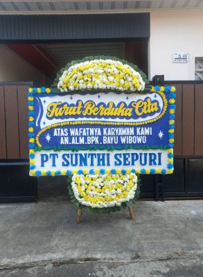 Papan Bunga Duka di Sedau
